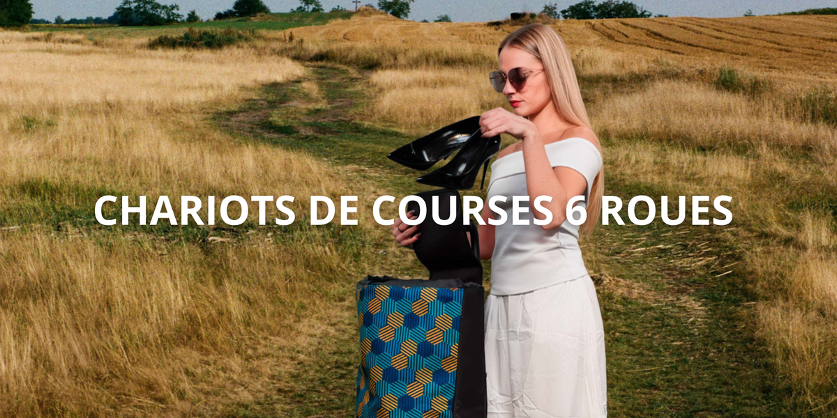 Chariots de courses 6 roues monte-escaliers– Pliables & Modernes