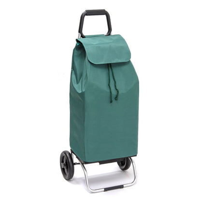  Chariot de courses pliable Buggy - Sac 55L imperméable - 2 roues - Design Eco Vert