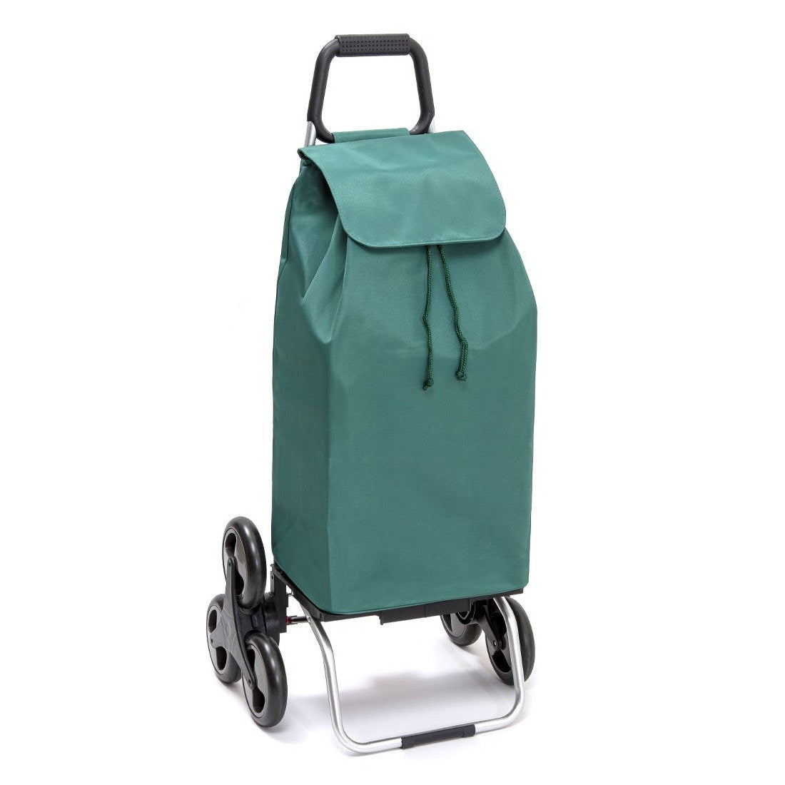  Chariot de courses pliable Buggy - Sac 55L imperméable - 6 roues - Design Eco Vert