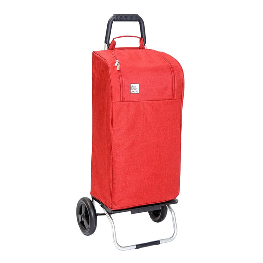 Chariot de course pliable Carlux - 2 roues - Fashion bordeaux
