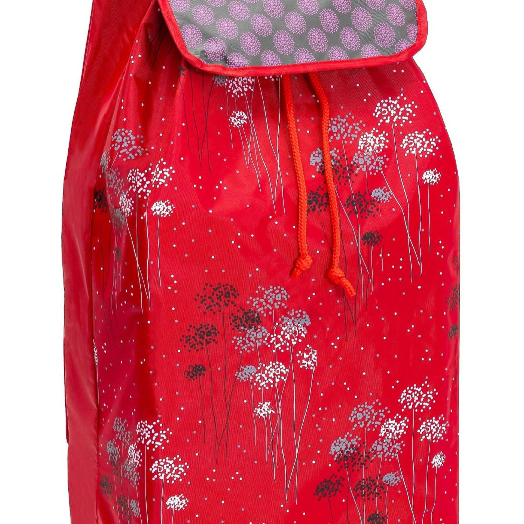Zoom sur le sac 55L - Artifice Rouge