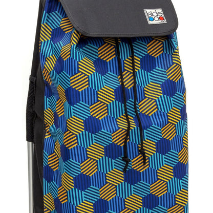 Zoom sur le sac 55L - Hexablue