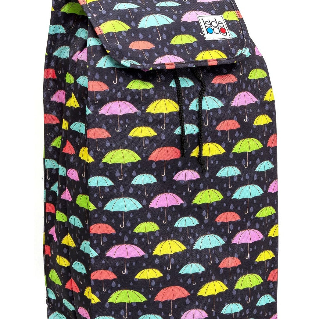 Zoom sur le sac 55L - Parapluie