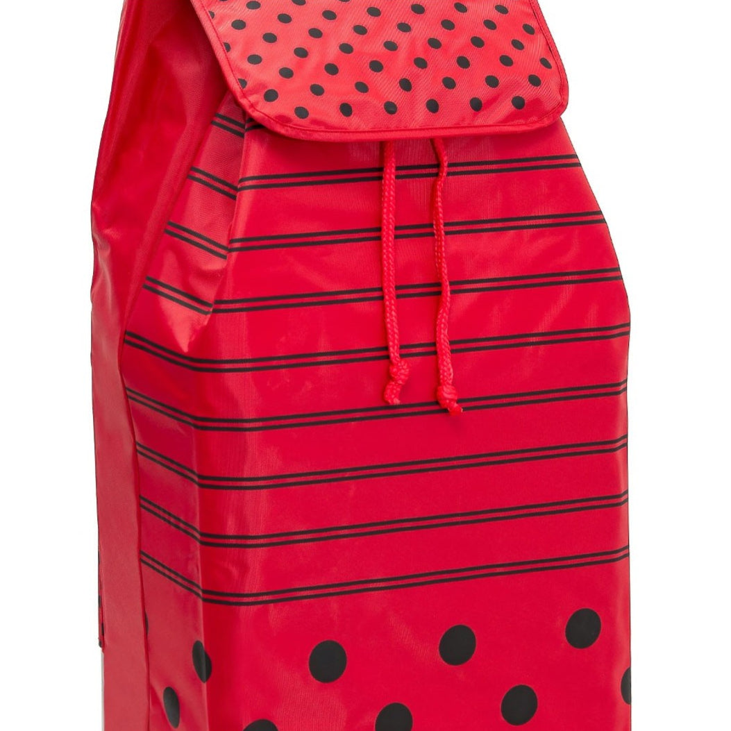 Zoom sur le sac 55L - Pierrot Rouge