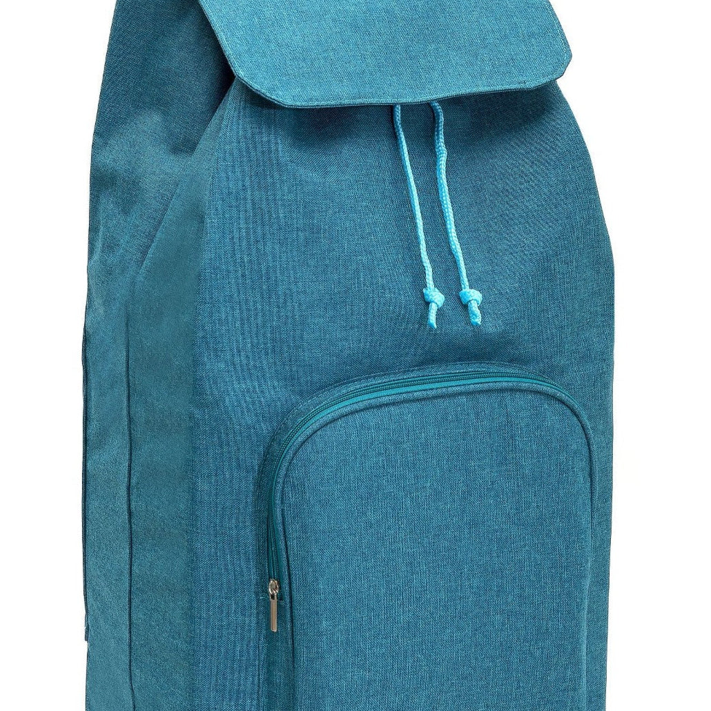 Zoom sur le sac 65L - Chiné Canard