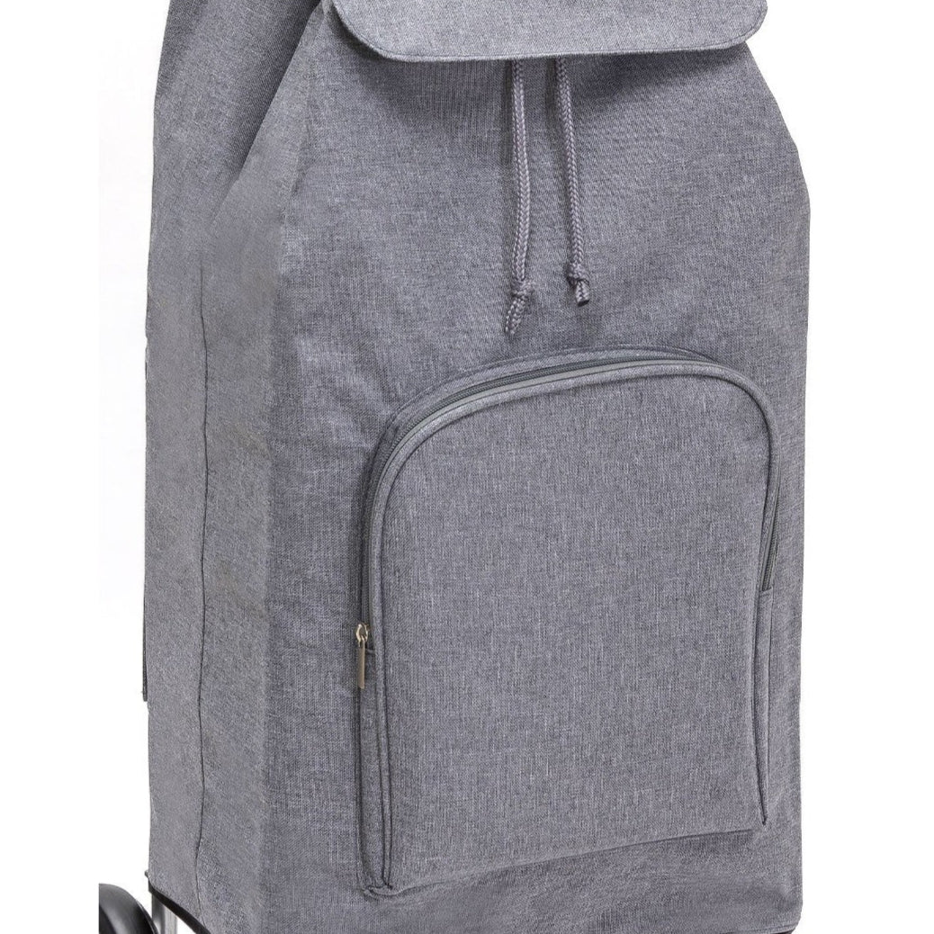 Zoom sur le sac 65L - Chiné Gris