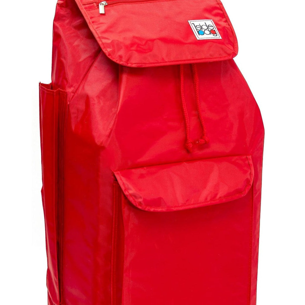 Zoom sur le sac 65L Multipoche - Rouge