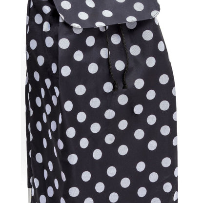 Zoom sur le sac 55L - Pois Blanc Noir