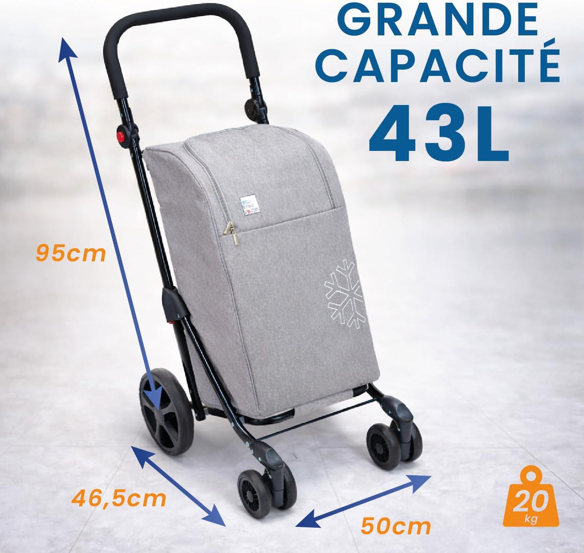 Chariot de courses - Quatrollover