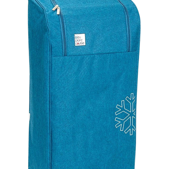 Chariot de courses pliable Carlux - Sac 47L isotherme - Turquoise