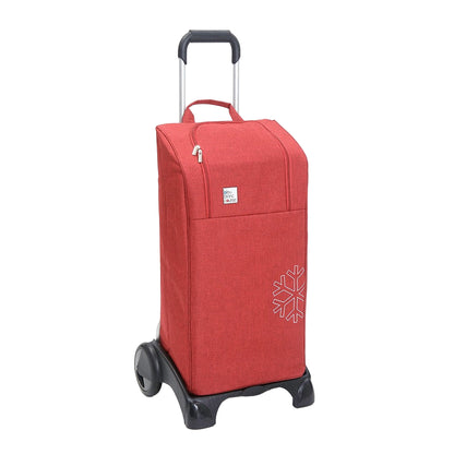 Chariot de course pliable Carlux isotherme  MP - 2 roues - Fashion bordeaux