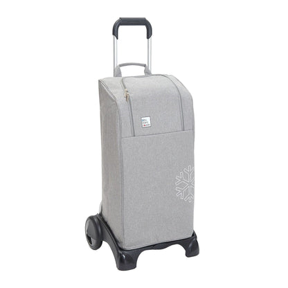 Chariot de course pliable Carlux isotherme - 2 roues MP - Fashion gris
