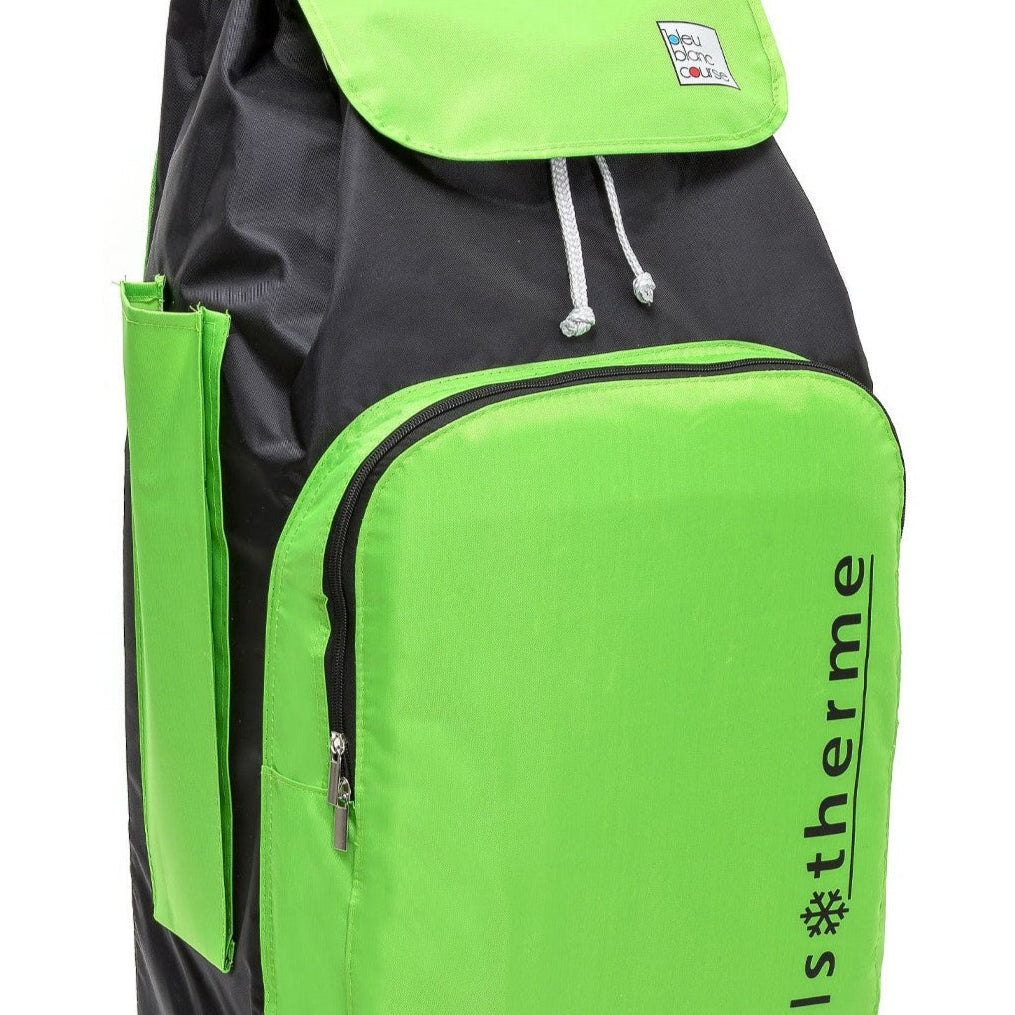 Zoom sur le sac isotherme 65L - Vert Noir