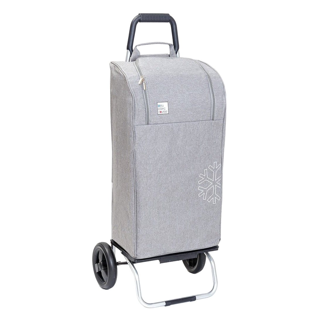 Chariot de course pliable Carlux isotherme - 2 roues - Fashion gris