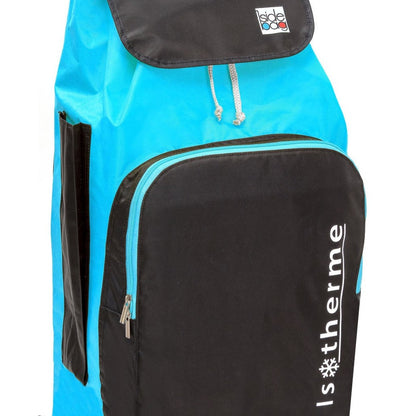 Zoom sur le sac isotherme 65L - Turquoise Noir