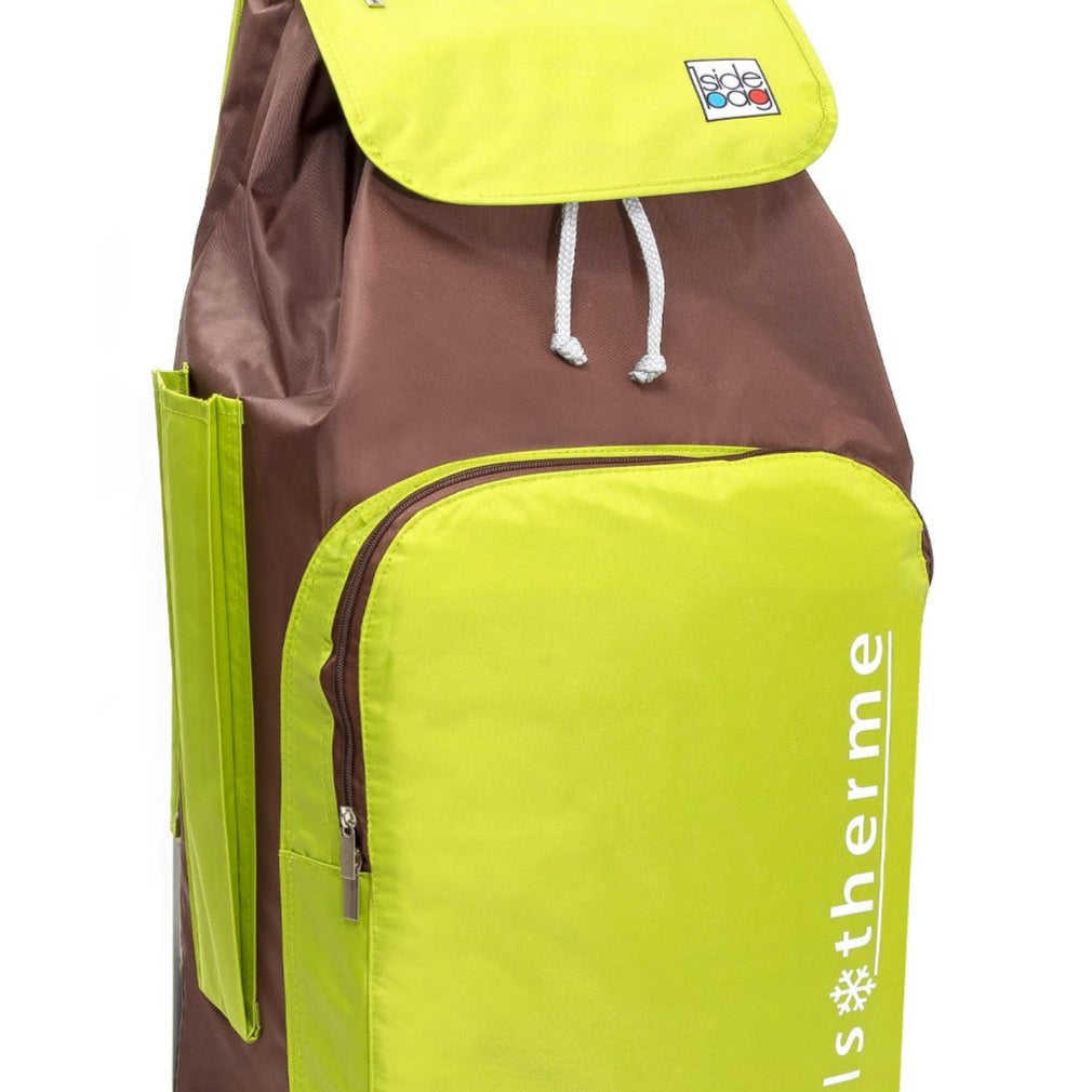 Zoom sur le sac isotherme 65L - Brun Anis