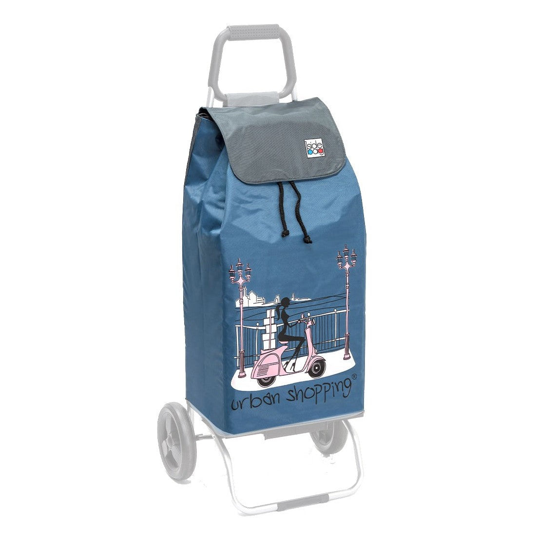 Sac de rechange 55L SIDEBAG Carlux Buggy – Sac de marché imperméable motif Bleu US