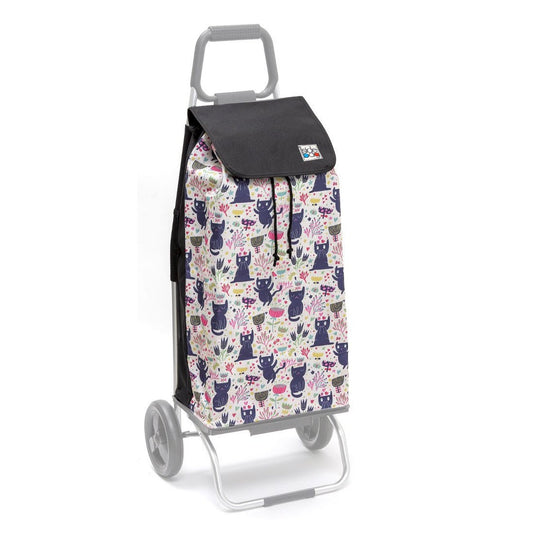 Sac de rechange 55L SIDEBAG Carlux Buggy – Sac de marché imperméable motif Chatfloral