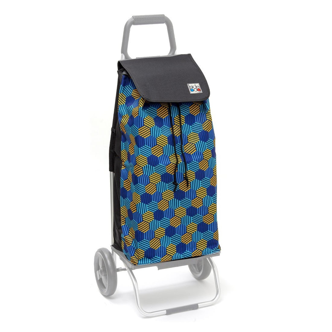 Sac de rechange 55L SIDEBAG Carlux Buggy – Sac de marché imperméable motif Hexablue