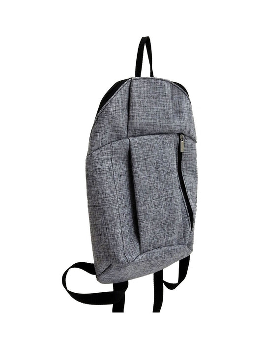 Sac à dos élégant chiné gris, pratique et confortable, parfait pour les courses, le travail ou les loisirs – Mon Chariot de Courses